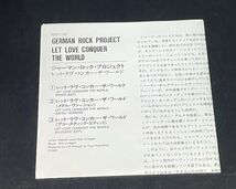 German Rock Project【日本盤帯付シングル】Let Love Conquer The World AXEL RUDI PELL/HELLOWEEN/RAGE/ROKO/PINK CREAM69/DOMAIL/ROKO_画像3