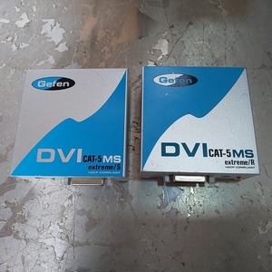 ◆送料無料！Gefen DVI延長機 EXT-DVI-CAT5-MS ゲフィン 2個で1セット　2セットまで同梱できます【J0214】