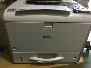 ■送料無料！RICOH リコー SP4510 ★印字34631枚★動作良好！モノクロレーザープリンター USB LAN A4機【B1014W1】