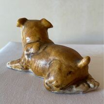 昭和 瀬戸ノベルティ 犬 ブルドッグ 磁器 フィギュリン 里帰り Vintage UCTCI Seto Novelty Bulldog porcelain figurine_画像5