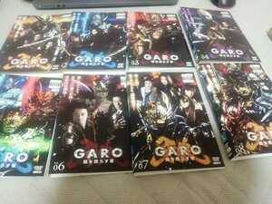 中古DVD：牙狼　GARO 闇を照らす者　全８巻+牙狼　GARO GOLD STORM 翔　全８巻　レンタル版+