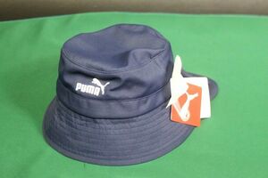 PUMA Puma Kids bucket hat hat neck guard navy UV cut 51cm* postage 310 jpy 