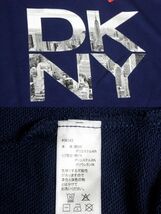 DKNY SPORT ダナキャラン レディース 半袖ワンピース ネイビー サイズM ビッグロゴ/チュニック 36143★送料520円★_画像5