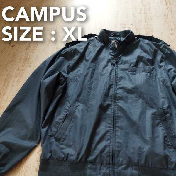 CAMPUS　キャンパス　ブルゾン　ジャンパー　アウター　ブルー　XL　ジャケット　