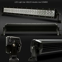 LEDライトバー 28インチ 144W BRシリーズ 30度スポット&60度ワイド コンボビームパターン ワークライト 作業灯 IP67 12V/24V対応 P-457_画像4