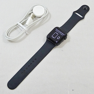 Apple Watch SE MYDP2J/A Alum 40mm GPSモデル スペースグレイ ブラックスポーツバンド 中古品