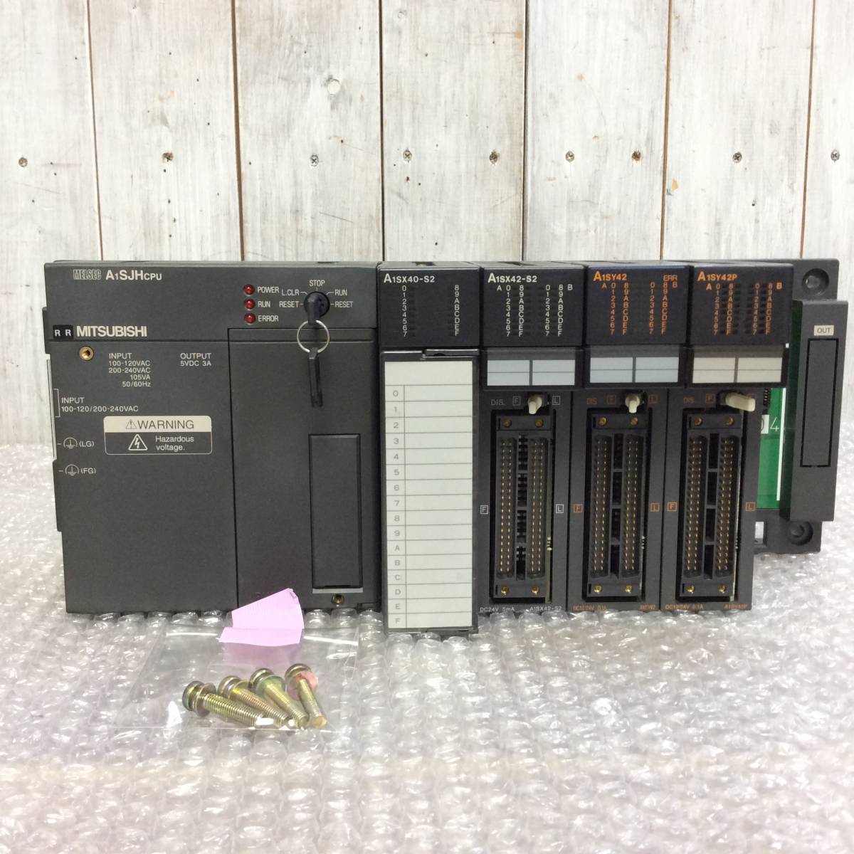 【ください】 三菱電機 A2USHCPU-S1 A1SX41 A1SY40 A1SG60 A1S61PN シーケンサ ブランクユ