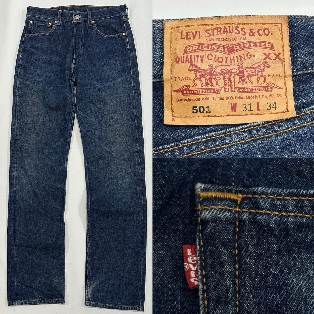 日本正規代理店品 501 W31 L34 E TRANSITION GOLDEN TICKET 1971モデル