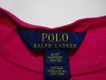 ●POLO RALPH LAUREN ポロ ラルフローレン 半袖Tシャツ 110●1001●_画像2