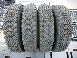 7.50R16 14P.R. DUNLOP SP883 LIGHT TRUCK(スパイク) 9分山 4本組 管理SK13R410-SP2692