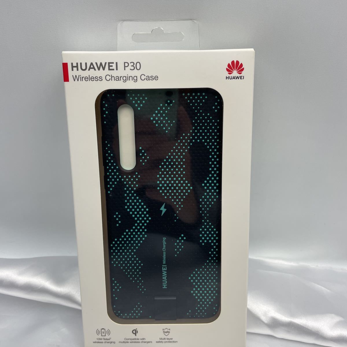 未開封新品Huawei P30 オーロラ 無線充電ケース付き
