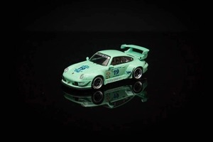 新品 RWB Official licensed 1/64 ポルシェ Porsche RWB 993 Lomianki #19 フィギュア&パーツキット付 699個限定