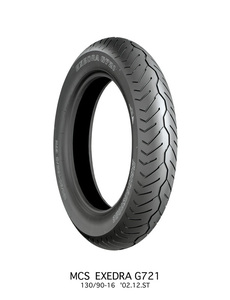 BRIDGESTONE 100/90-19 M/C 57H G721F フロント TL(チューブレスタイヤ)