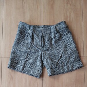 チェックパンツ