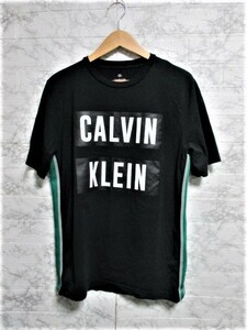 ☆Calvin Klein カルバン クライン プリント ボックス ロゴ Tシャツ 半袖/メンズ/S