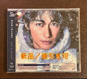 【新品未開封】初回プレス通常盤 CD☆ディーン・フジオカ/DEAN FUJIOKALet it snow