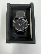 NIXON TIME TELLER ACETATE LEATHER タイムテラー アセテート　レザー　GRAY/GRANITE　新品未使用_画像4