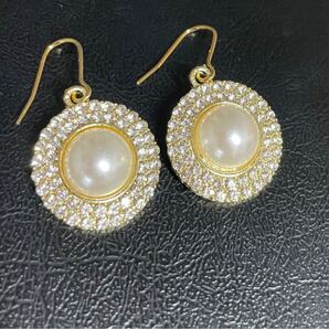 サージカルステンレスフック ピアス パール ハンドメイド アレルギー対応