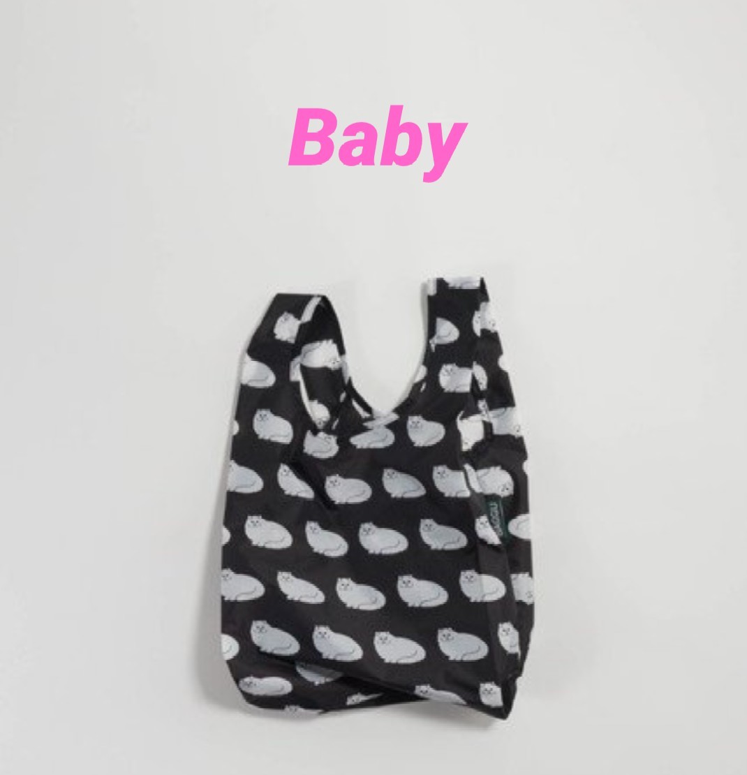 BAGGU(バグゥ) BABY BAGGU エコバッグ カウ ベビー アニマル柄 牛 ...