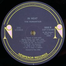 ■ロマンティックス(The Romantics)｜イン・ヒート(In Heat) ＜LP 1983年 日本盤＞_画像8