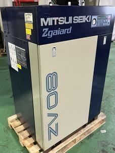 即、使用可能！ MITSUISEIKI 三井精機 スクリューコンプレッサー ZV08AS4-R 10馬力 インバーター内蔵 ドライヤ付