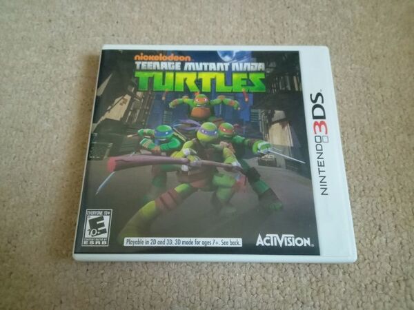 3DS Teenage Mutant Ninja Turtles TMNT タートルズ　北米版　中古