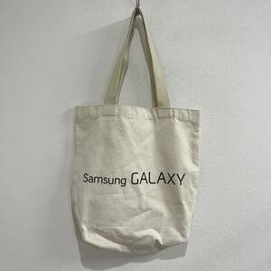 ビンテージ　SAMSUNG　GALAXY　トートバッグ　企業　キャンバス　古着　221027