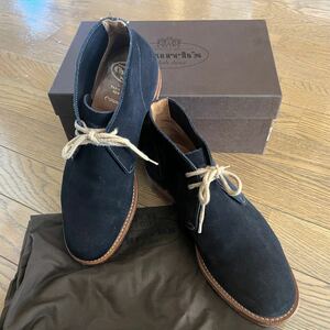 Church's SAHARA L NAVY UK7.5 チャーチ　サハラ チャッカブーツ 英国製