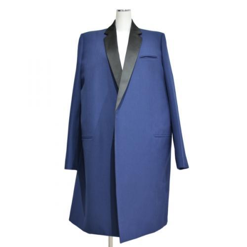 ☘️美品◇CELINE◇フィービー期 エッグクロンビーコート シルク混 38