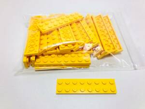 【新品未使用】レゴ　LEGO　プレート　2x8 イエロー　黄　24枚　２×８