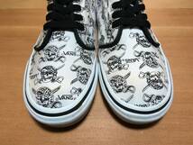 ★VANS バンズ 国内企画 CHUKKA チャッカ スカルパイレーツ 白 26.0cm 美品 Used 検 スニーカー SK8 オールドスクール ハーフキャブ_画像4