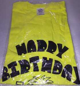 [ unopened, unused ] #Berryz atelier . wistaria . flax birthday T-shirt yellow color # size unknown # member design 