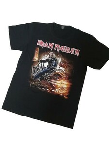 【新品】アイアン・メイデン 3D Tシャツ 半袖【S】黒◆IRON MAIDEN ロック バンド ヘビメタ アーティスト イングランド