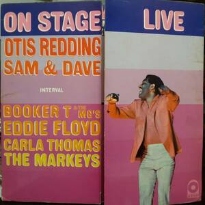 英オンリーLIVE ATCOオリジ2LP！Otis Redding,Booker T&The MG's,Carla Thomas,Sam&Dave,Mar-Keys,Eddie Floyd /On Stage Live 67年 228010