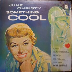 日本盤LP！テクスチャージャケ！June Christy /Something Cool 1972年？ CAPITOL CR-8807 STEREO録音盤の日本の初版！ジューン・クリスティ