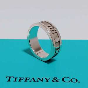  free shipping Tiffany * Atlas silver ring * lady's accessory ring ring narrow SILVER silver 925 prompt decision 11 number 