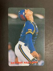 カルビープロ野球カード 91年 No.111 中嶋聡 オリックス 1991年 ① (検索用) レアブロック ショートブロック ホログラム 金枠 地方版