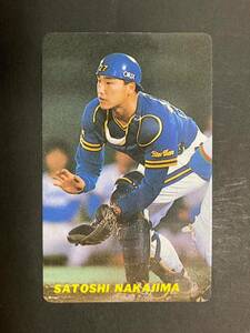 カルビープロ野球カード 91年 No.112 中嶋聡 オリックス 1991年 ① (検索用) レアブロック ショートブロック ホログラム 金枠 地方版