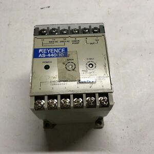 KEYENCE 渦電流式変位センサ　アンプユニット　AS-440-10 /f2