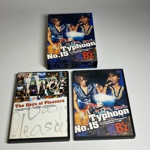 希少!! 3枚組DVD B'z Typhoon No.15 LIVE-GYM The Final Pleasure IT's SHOWTIME!! in 渚園 音楽 人気 邦楽