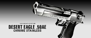 H9222S　東京マルイ ガスブローバック ハンドガン DesertEagle(デザートイーグル).50AE クロムステン DE.50