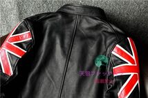 ●シングルライダース 牛革 レザージャケット カウハイド 革ジャン メンズファッション アメカジ 本革 バイクレザー S～4XL_画像9