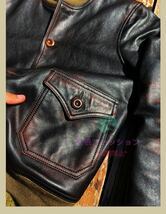 ●A-1 フライトジャケット 馬革 茶芯 ホースハイド レザージャケット 本革 革ジャン レトロ メンズファッション ヴィンテージ S～4XL_画像5