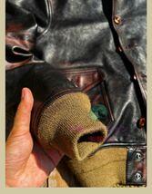 ●A-1 フライトジャケット 馬革 茶芯 ホースハイド レザージャケット 本革 革ジャン レトロ メンズファッション ヴィンテージ S～4XL_画像6