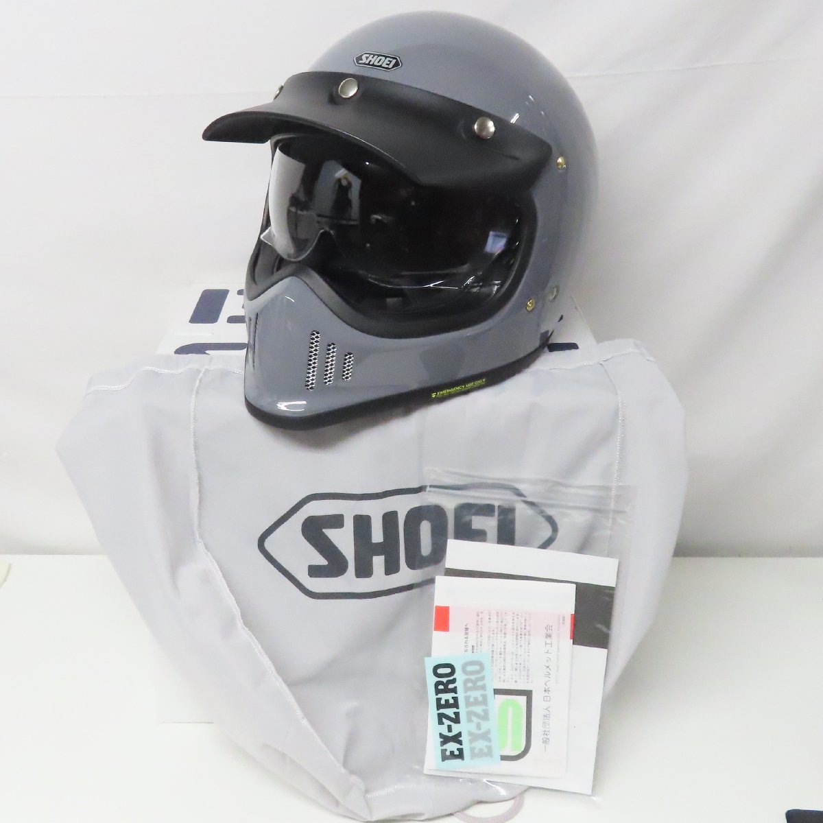 大人気の ショウエイ EX-ZERO WANADU ザナドゥ バイザー付 ヘルメット
