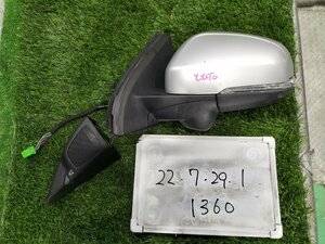 * Volvo DBA-FB4164T V60 Heisei era 23 year original left door mirror 16P 2P BLIS automatic / winker / back synchronizated / camera tweeter attaching 426 silver *