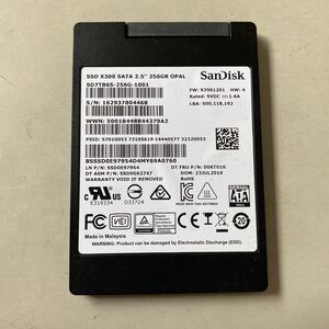 SanDisk X300 SATA SSD 256GB 2.5インチ SD7TB6S 動作確認済み L 4468