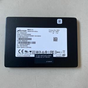 Micron SSD 256GB 2.5インチ MTFDDAK256MBF 動作確認済み L535A