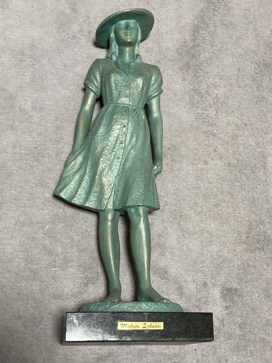 A.GORI ブロンズ像 重量:10.8kg 西洋 真鍮製 女性胸像デザイン 置物 ...
