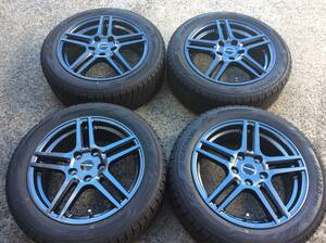 M5665 Eurodesign EIGER ガンメタ 16インチ 112/5H 未使用＆195/55R16 バリ山 スタッドレス 4本 BMW MINI F56 F55 F57 に！